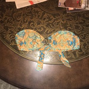 Strapless swim top